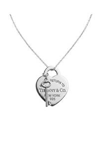 TIFFANY & CO. Hearttag With Key Pendant EC00113WGC