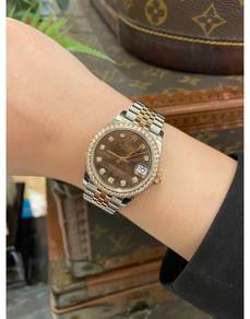Rolex Datejust 31 REF278381Half 18K 750 Rose Gold
