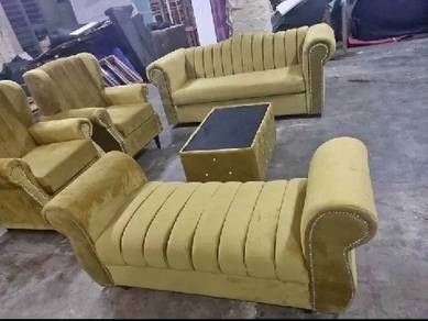 sofa 3 +1+1+sotal +meja