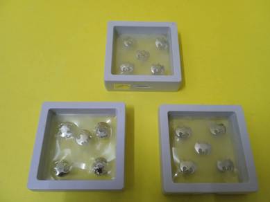 ITEM BARU_Butang Baju Melayu BAT MAN Silver Color