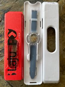 Swatch Clearly Striped Black Like New