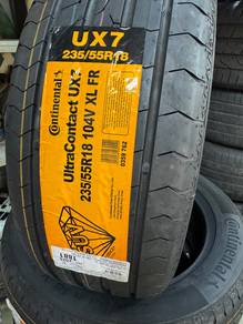 Tayar baru 235/55/18 continental UX7 harrier