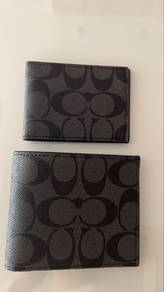 coach wallet set with card holder