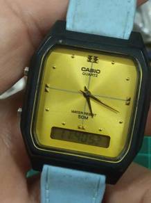 Vintage casio digi ana japan watch