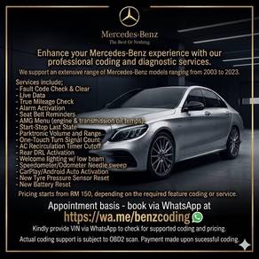 Mercedes Benz Coding & Diagnostic Service
