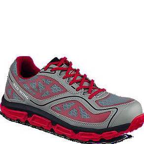 Safety Shoe Red Wing Athletic Grey Red EH AT 6330