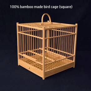 Clear Stock Square Bird Cage Sangkar Burung Kecil
