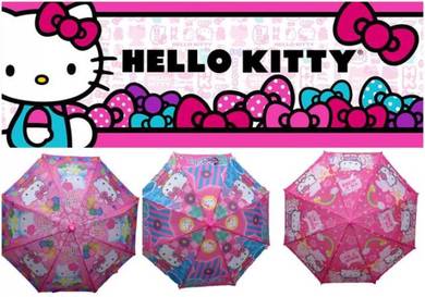 Kids Cartoon Long Payung Umbrella Hello Kitty