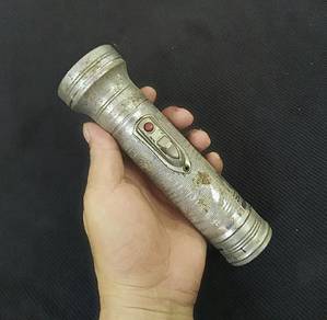 Antique Tlger head brand torch light