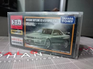 Tomica Premium Nissan Skyline GT-R R34 Vspec II