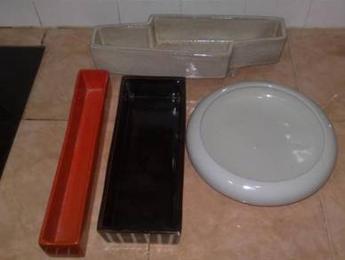 Kotak pasu vintage ceramic planter box vase