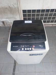 Jenama sharp washing machine 7kg