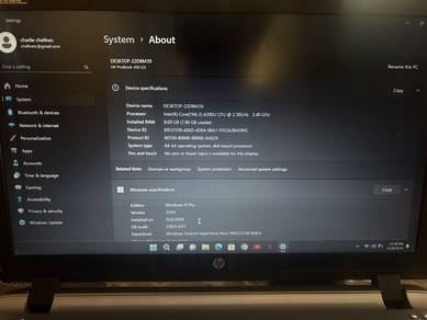 HP ProBook 450 G3|Intel Core i5 Gen 6TH 8GB RAM|
