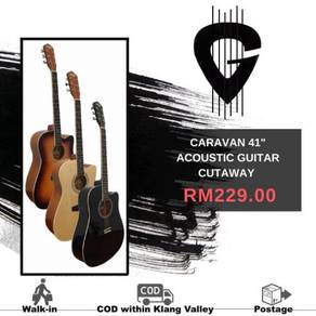 Caravan 41" akustik gitar berkualiti