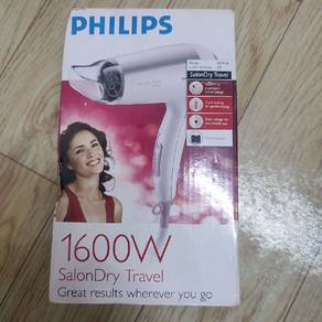 Hair Dryer Pengering Rambut Philips Travel 1600w
