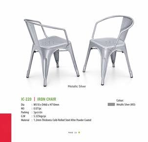 Iron Chair IC-220-MSI