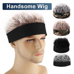 RETRO HAIR WiG COSPLAY FUNNY SNOW CAP RAMBUT PALSU