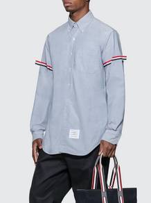 Thom Browne Classic Button Down Point Collar Shirt