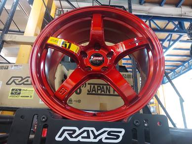 Rim baru 18 RAYS 57CR CIVIC CX30 HRV GOLF ARUZ