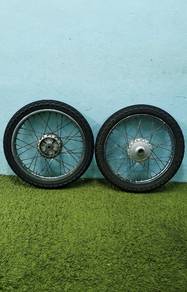 Sepasang Rim Motosikal Original Kriss Modenas 100