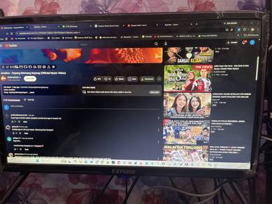 led tv televisyen 24inch 1920x 1080 FHD RESOLUTION