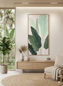 Morning Beneath the Leaves – Textured Acrylic Wall