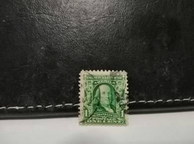 1902 USA Stamp President Franklin