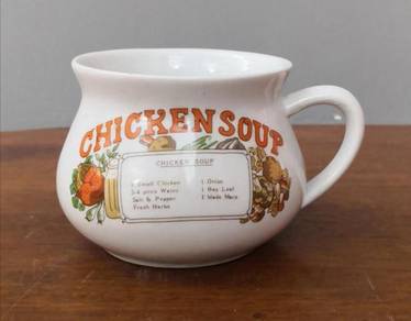 Chicken soup mug China