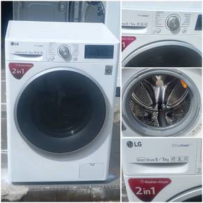LG 2in1 front load hot washer with dryer 9/5,kg