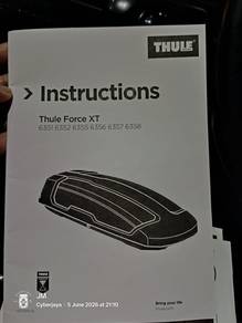 Roof top Cargo Box Thule Force XT 6358 (XL, 500L)