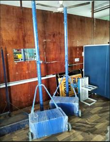 Moveable Volleyball Post with Weight Wheels 