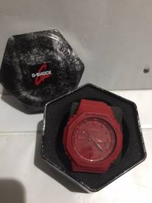 Casio G-Shock GA-2100 Carbon Core Guard Red Watch