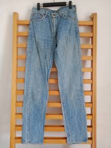 Vintage Levis 606-0217 stone wash classic jeans GU