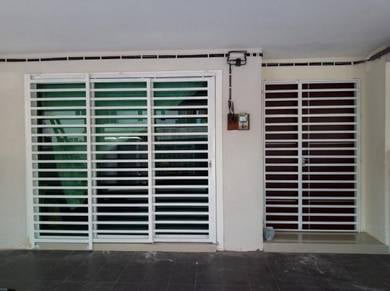 Grill pintu sliding 3panel