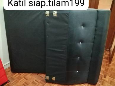 katil.quen siap tilam