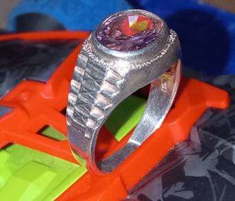 ruby with silver ring for sale