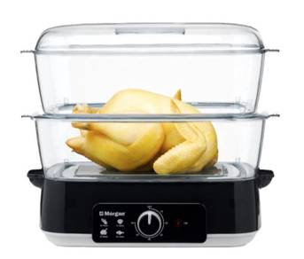 MORGAN 28L Nutristeam Food Steamer MFS29 BLACK