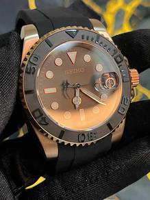 Seiko Mod Shark hand Rosegold Japan Movt NH35A