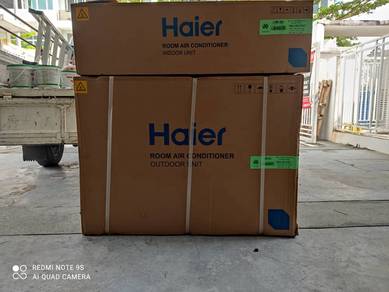 Aircond Haier 1hp siap pemasangan V6