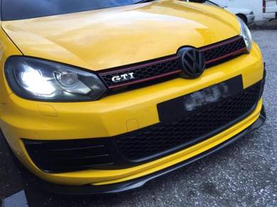 Vw volkswagen golf mk6 gti carbon front lip