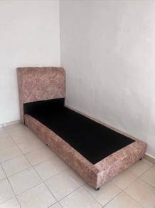 Katil Single Size | Frame Sahaja | Murah & Cantik