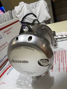 Fishing Reel ACCURATE ATD12 Platinum TwinDrag Big