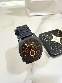 Fossil Machine Black Chronograph Stainless Steel