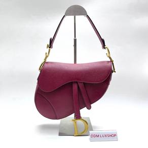 Preloved Dior Red Saddle Medium