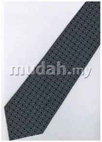 ES8 Silver Top Quality Striped Formal Neck Tie