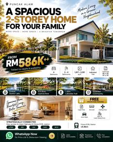 2-storey Terraced House in Setia Alam,SGR