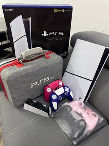 PS5 Slim Digital 1TB + 2 Controller + Accessories 
