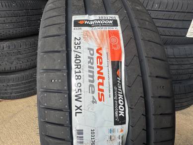 Tayar baru 235 40 18 hankook Ventus prime4 2026