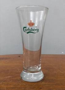Vintage Carlsberg glass green