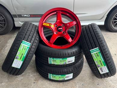 Package tayar Sport rim baru 15 Rays 57 goodride
